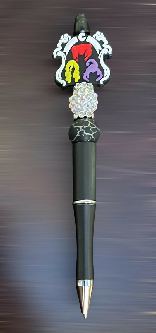 Halloween Sisters Pen - Black