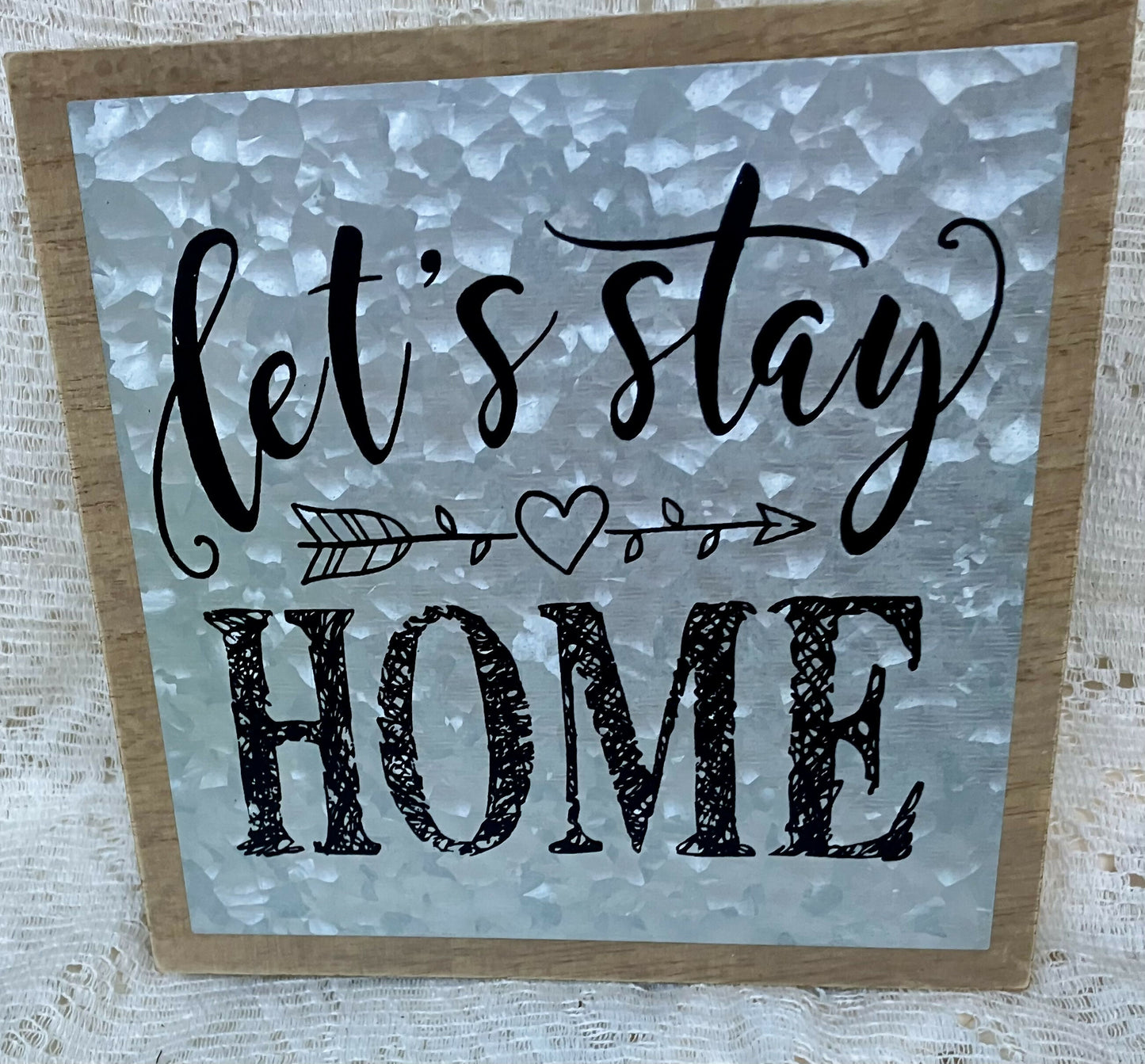 #46 Let's stay home box decor