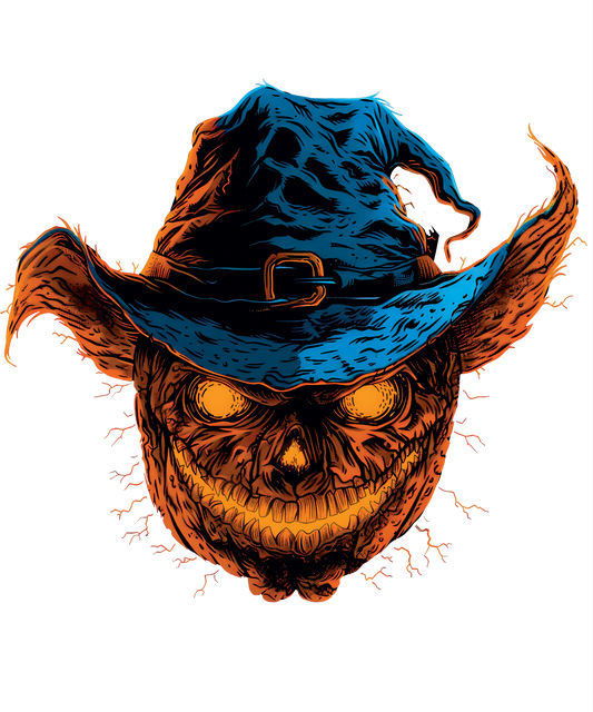 Jack O Lantern Scarecrow Decal