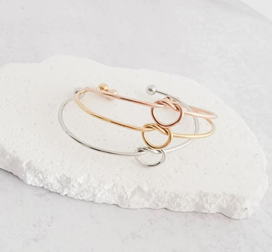 Knot Bangle Bracelet