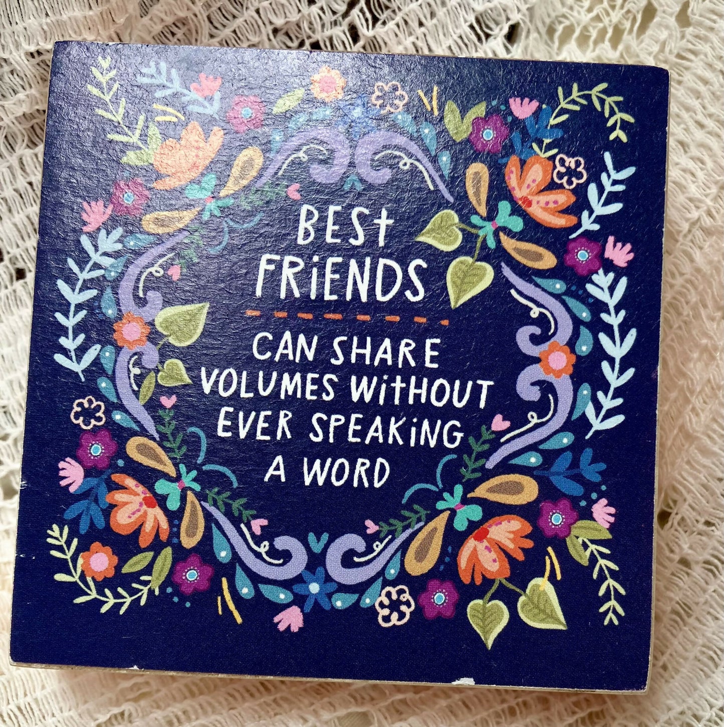 #3076 Best friend block decor