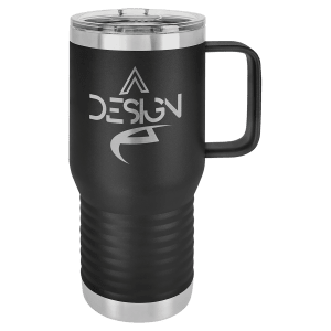 20oz Polar Camel Travel Tumbler w/handle - Engraved with New Ross Logo