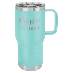 20oz Polar Camel Travel Tumbler w/handle - Engraved with New Ross Logo