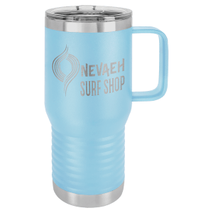 20oz Polar Camel Travel Tumbler w/handle - Engraved with New Ross Logo