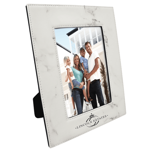 5x7 Leatherette Photo Frame with Engraving Area