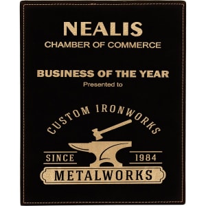 Laserable Leatherette Plaque - your engraving