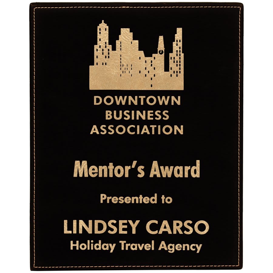 Laserable Leatherette Plaque - your engraving