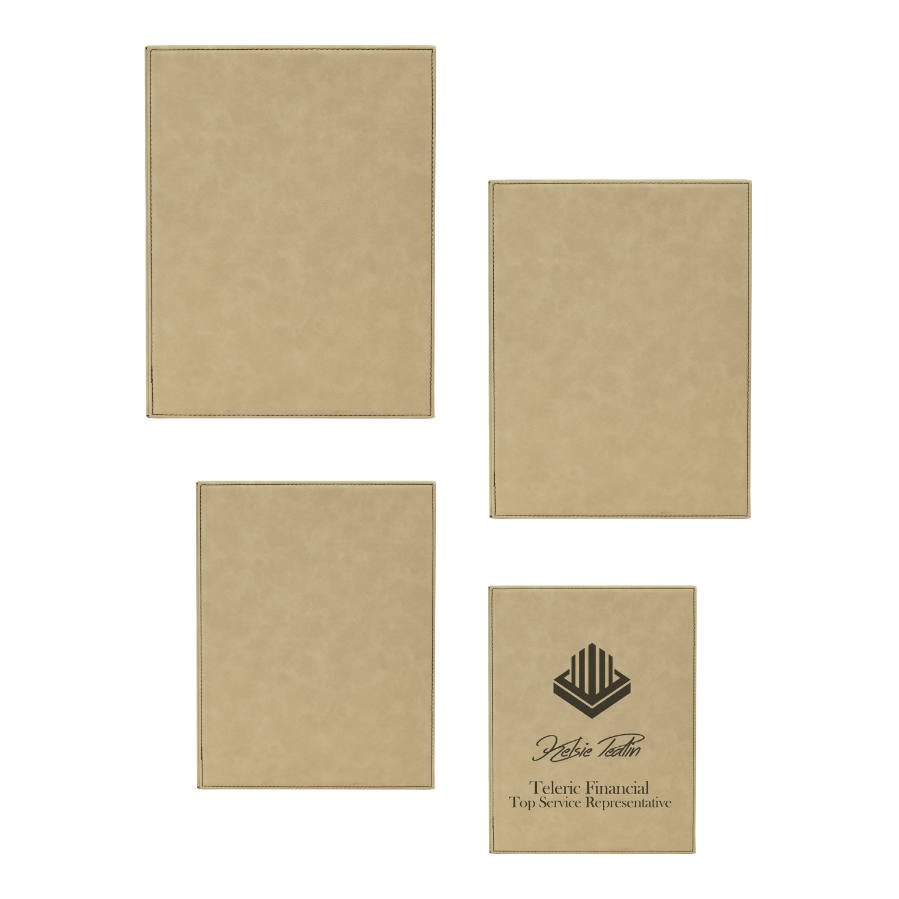 Laserable Leatherette Plaque - your engraving