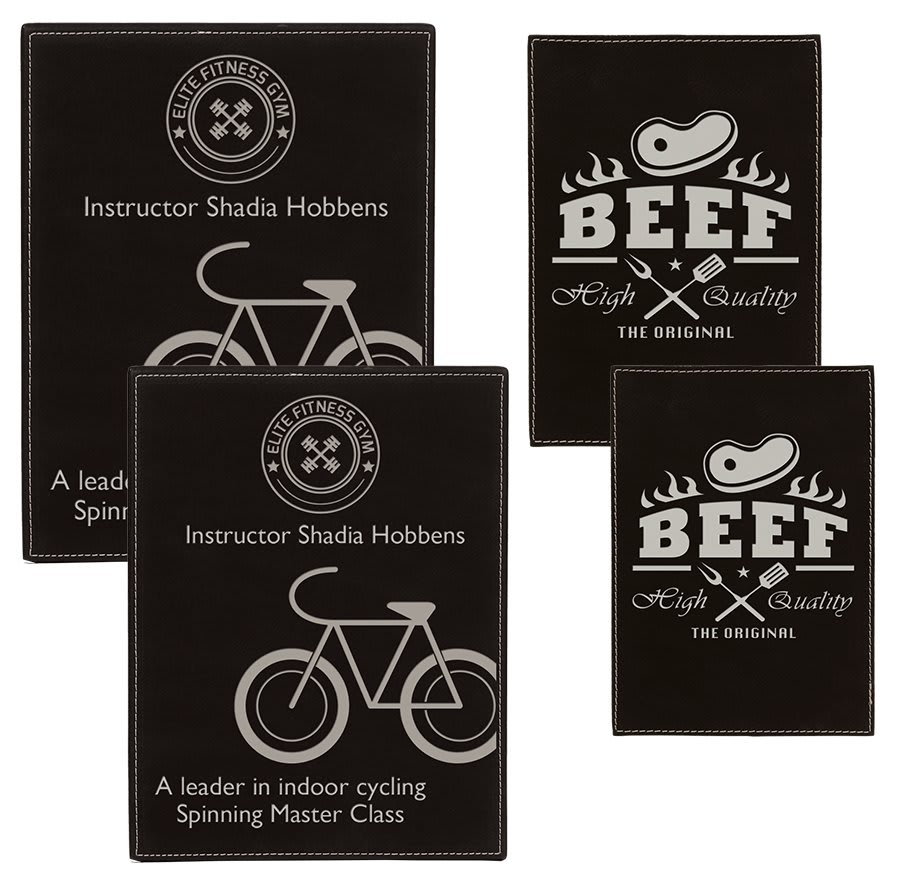 Laserable Leatherette Plaque - your engraving