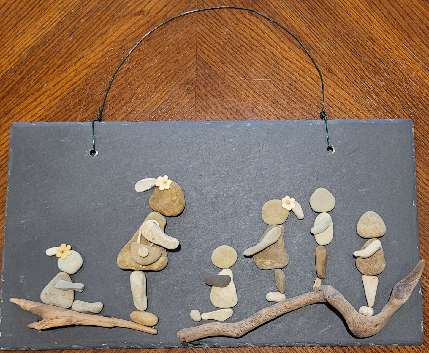 76 slate w/kids w/easel 12x6.5