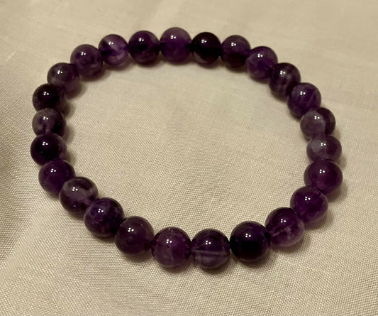 Amethyst crystal bracelet #2305