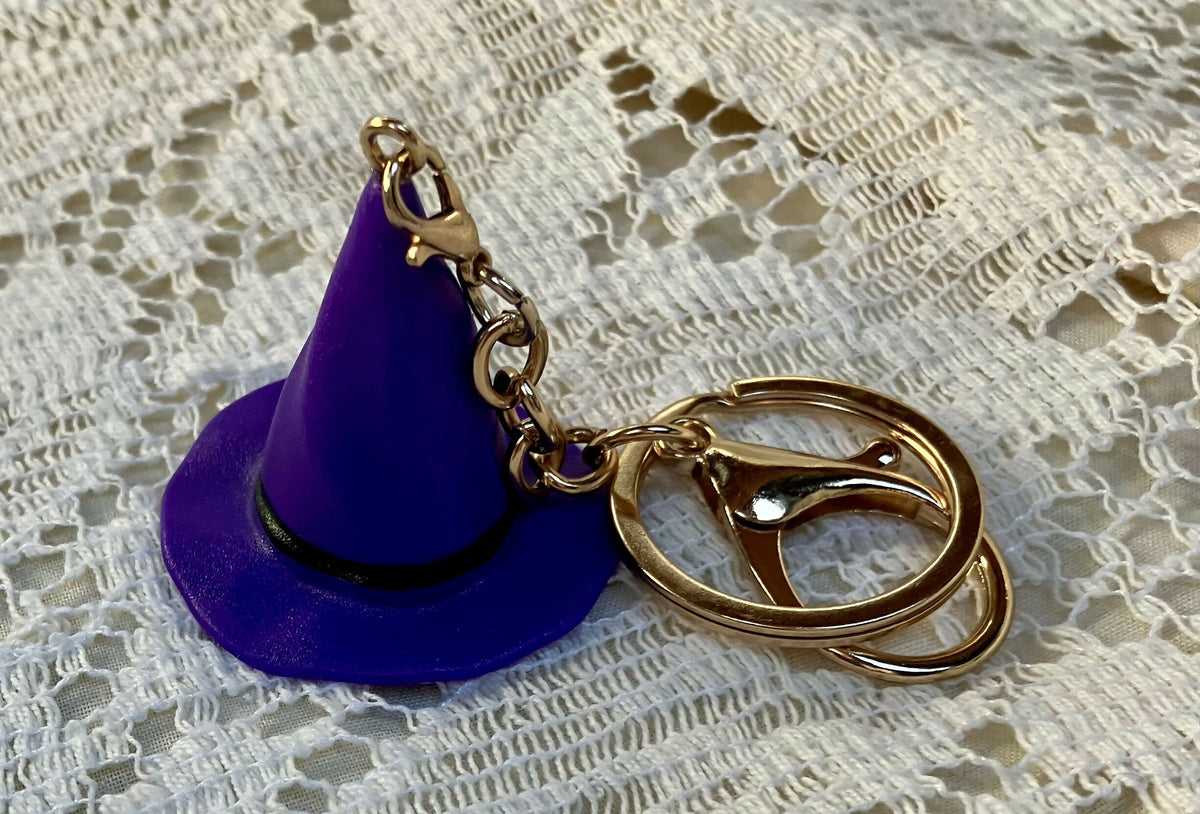 #3323 Purple witches ha keychain