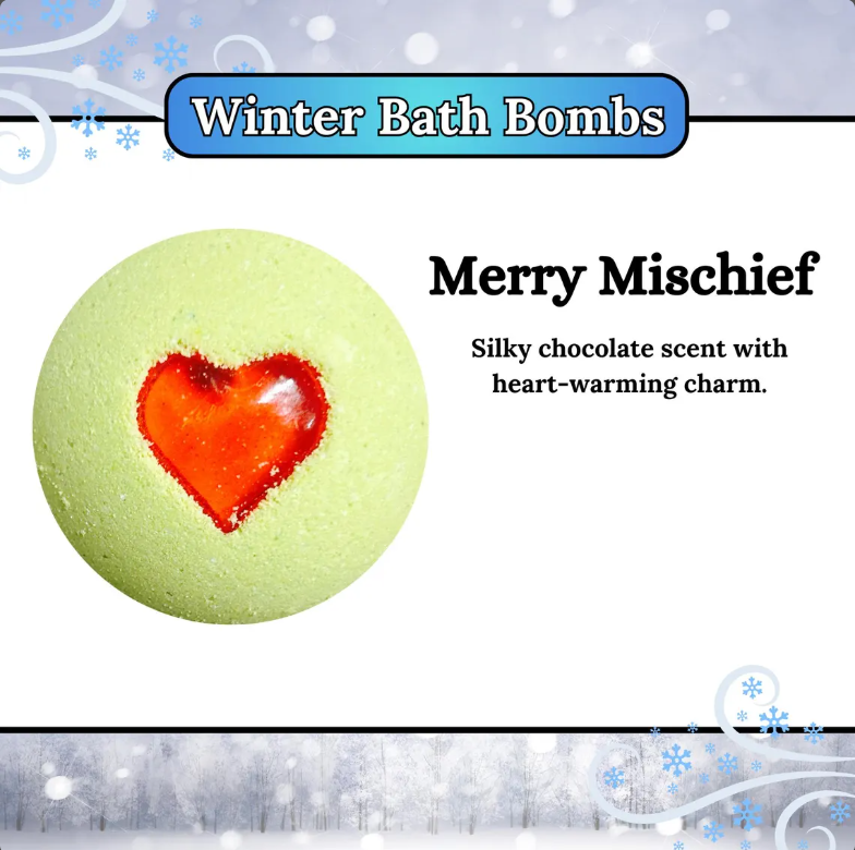 Winter Bath Bombs