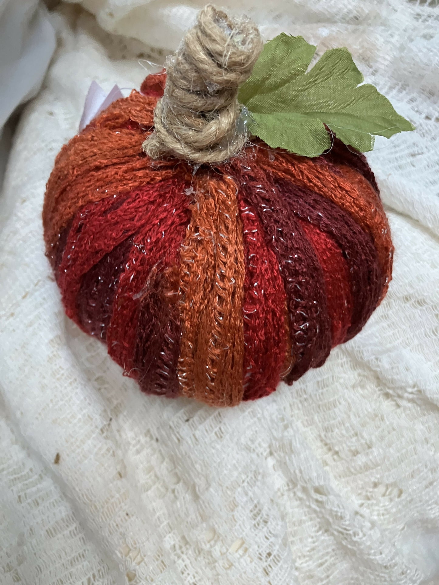 #2013 Handmade yarn pumpkin