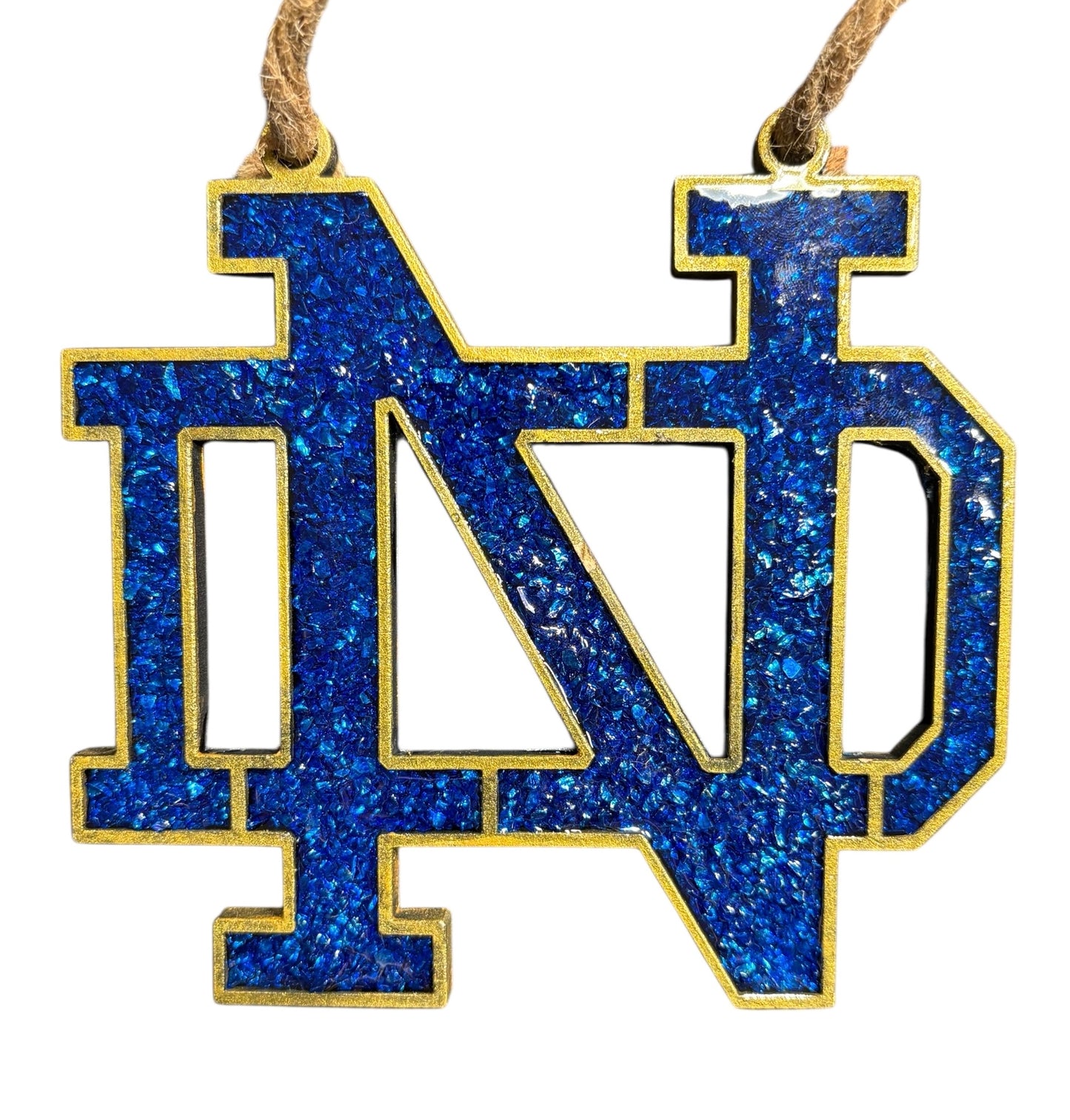 Notre Dame Crushed Glass Sun Catcher