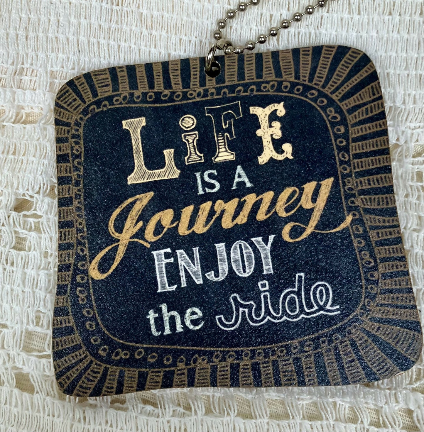 #1488 Life is a journey key chain