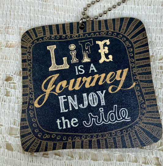 #1488 Life is a journey key chain