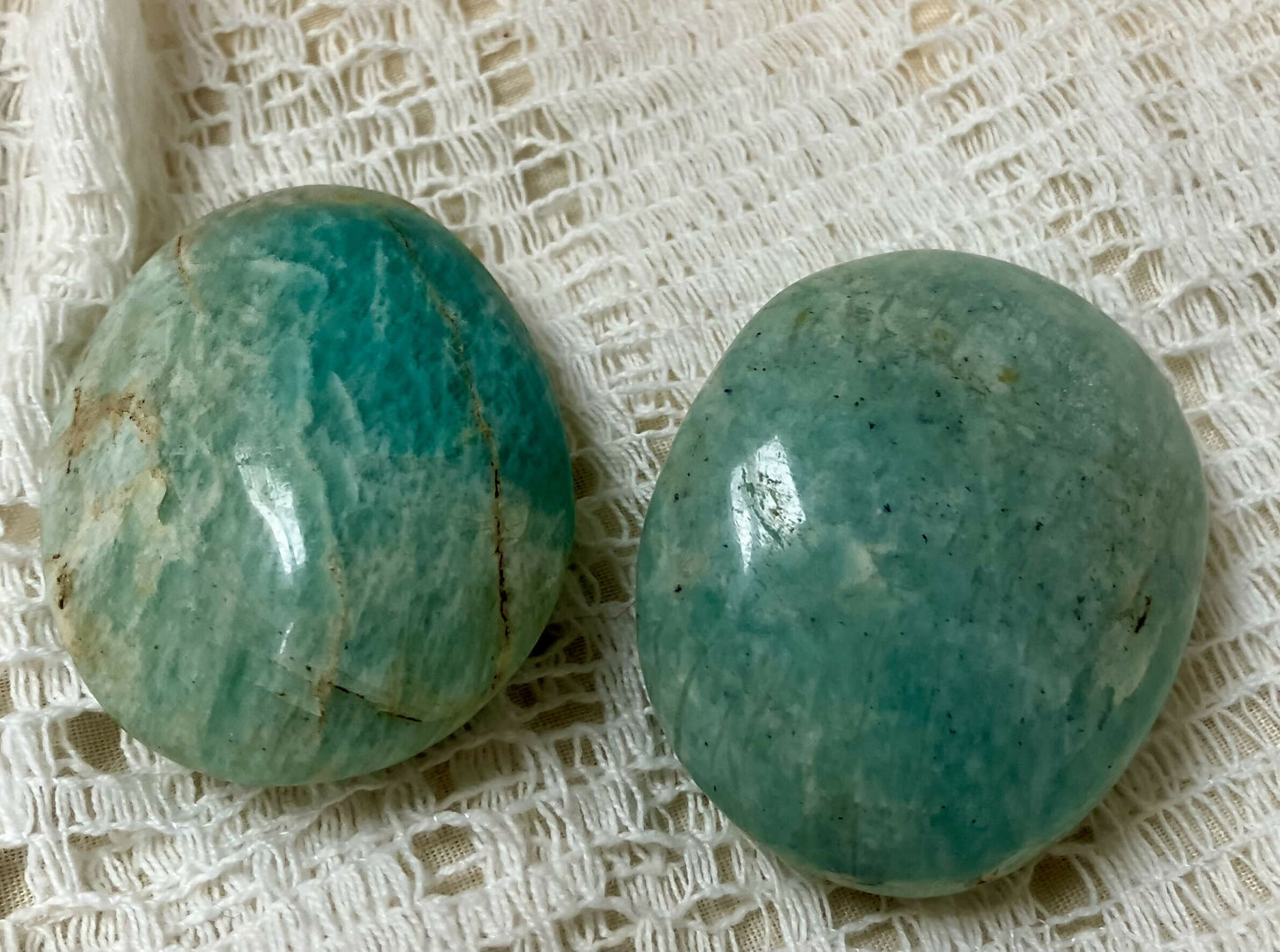 #1614 Amazonite palm stone