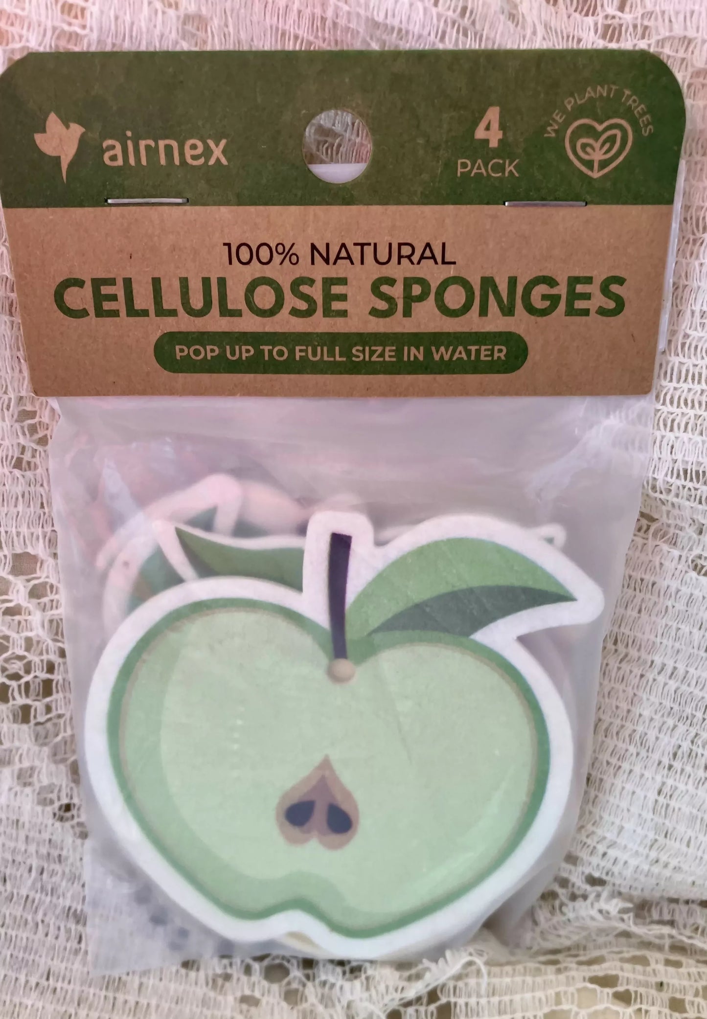 #3102 4pk cellulose sponges