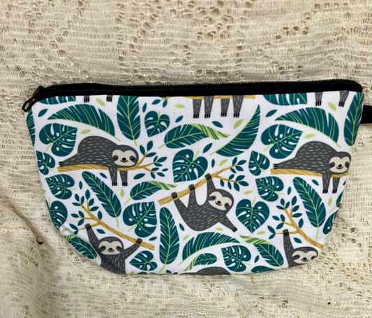 #2419 Sloth cosmetic bag