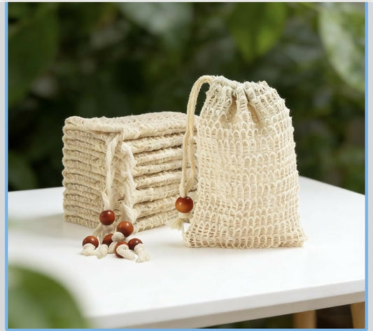 Natural Rami Soap Pouch