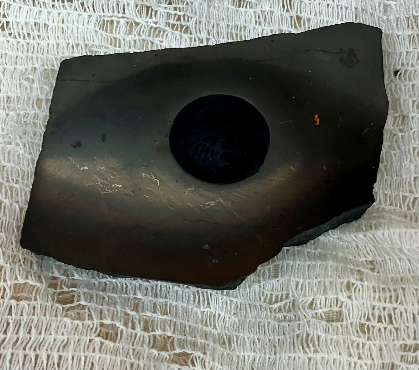 Shungite sphere holder #2680