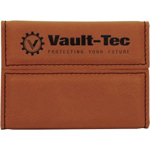 Laserable Leatherette Hard Business Card Holder