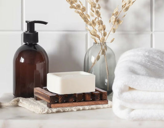 Wood Soap Dish Bamboo