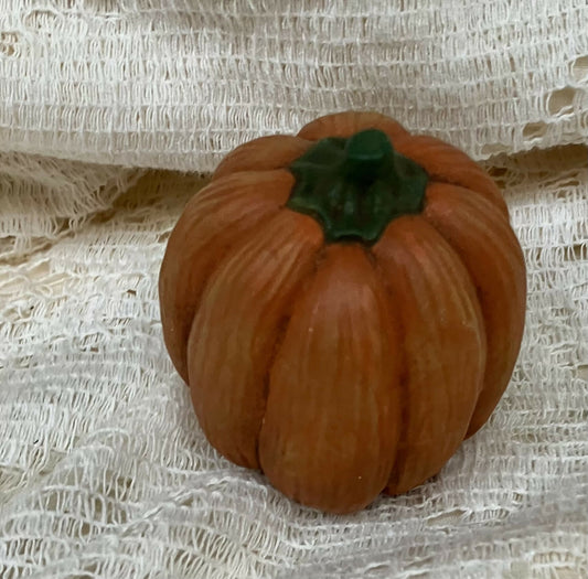 #2337 Hand painted ceramic pumpkin