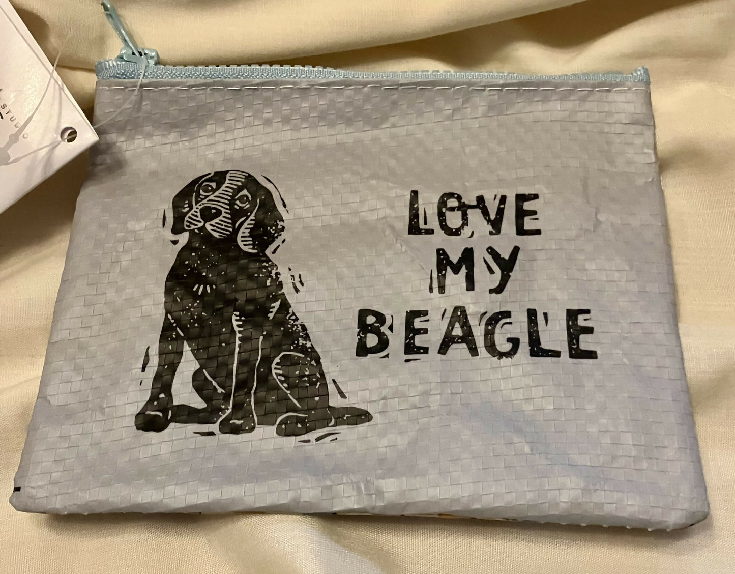 Love my beagle zippered wallet #2782