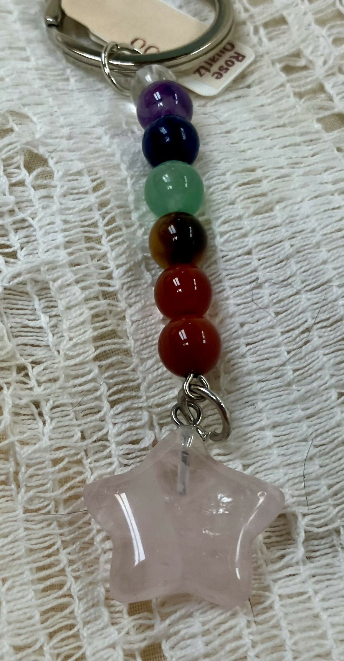 #3197 crystal star keychain