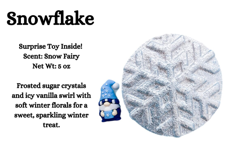 Snowflake Bath Bomb