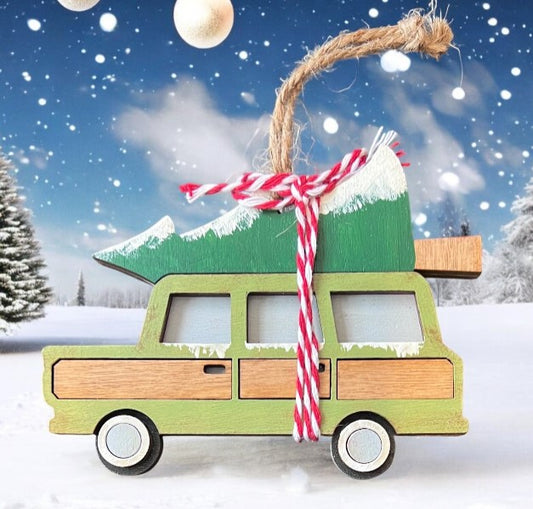 Station Wagon Ornament