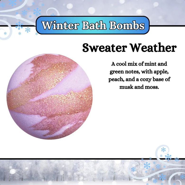 Winter Bath Bombs