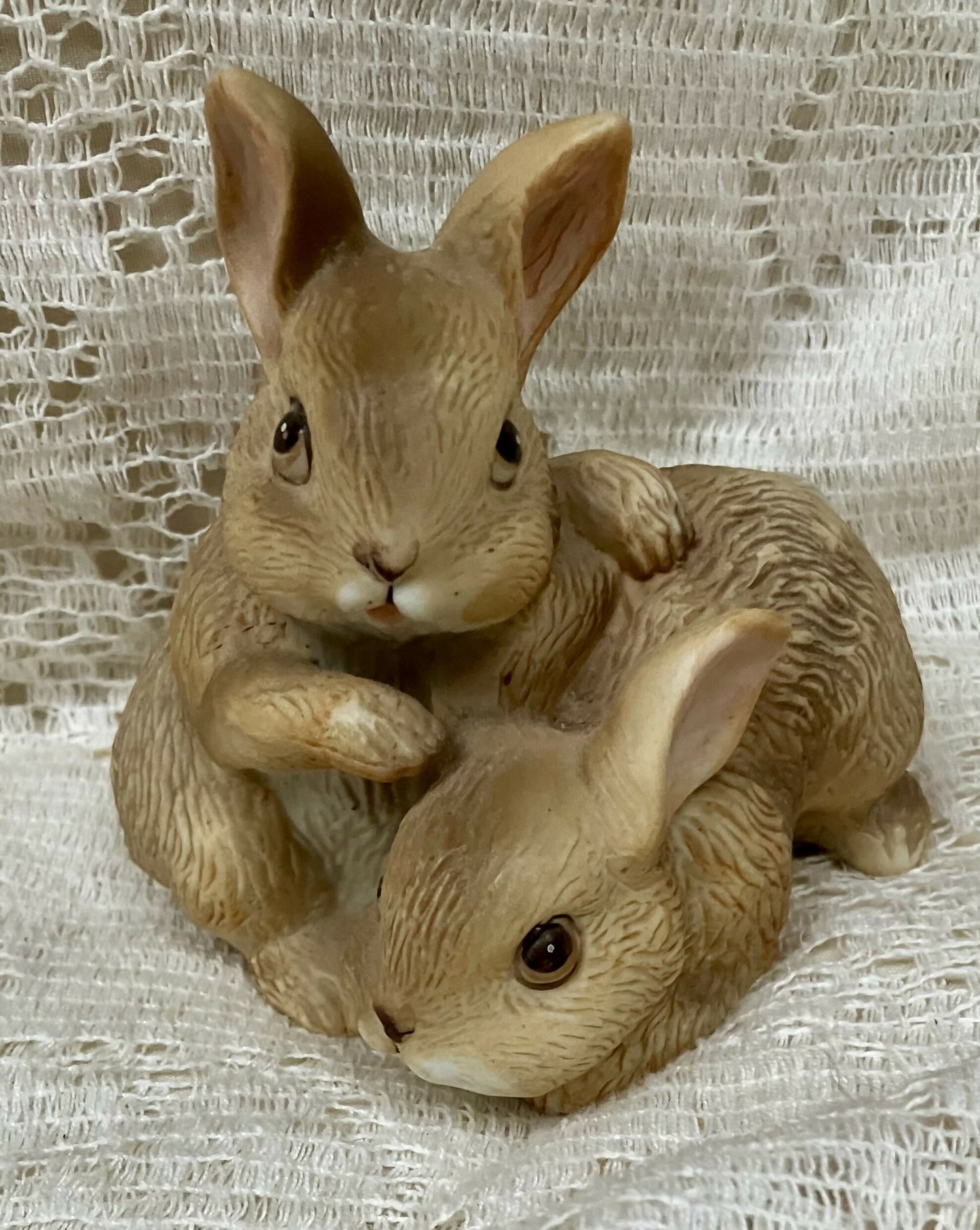 #1734 Vintage Homco bunnies