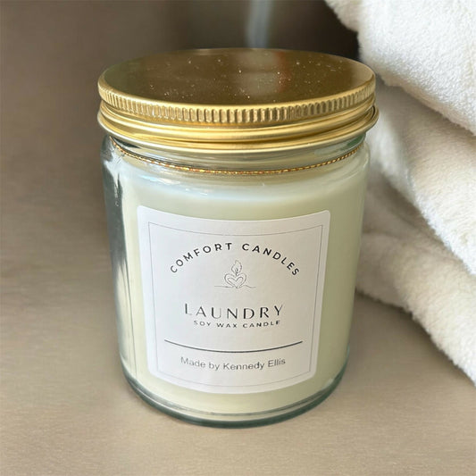 Laundry scent candle 13oz