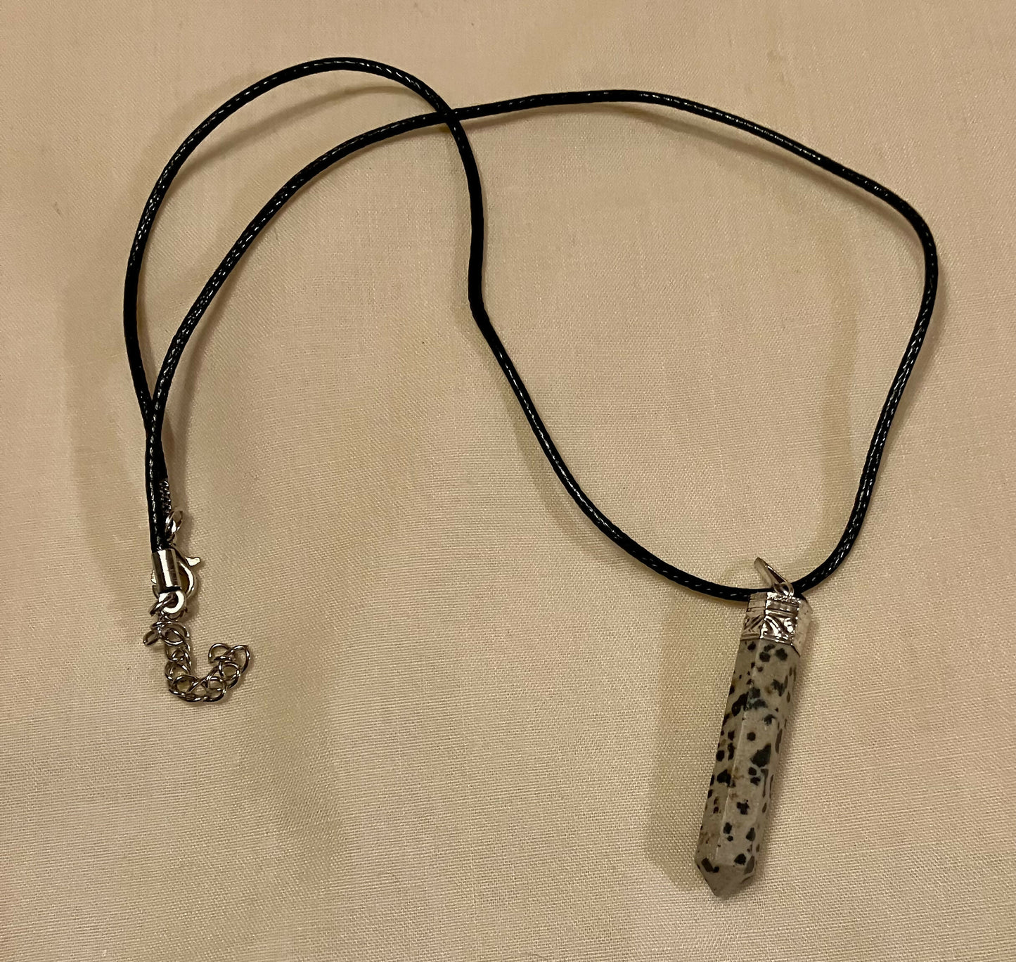 Dalmatian jasper necklace #2262