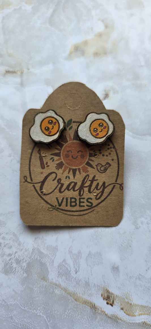 Egg Stud Earrings