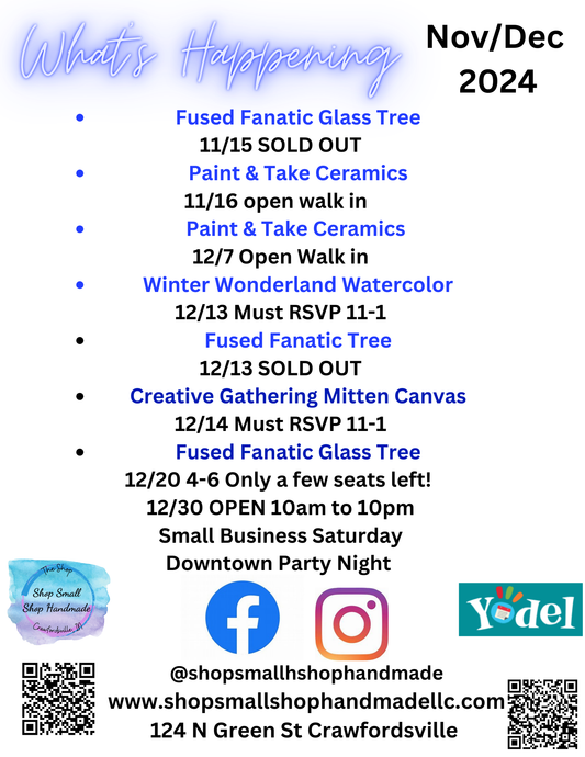 Upcoming Class Information