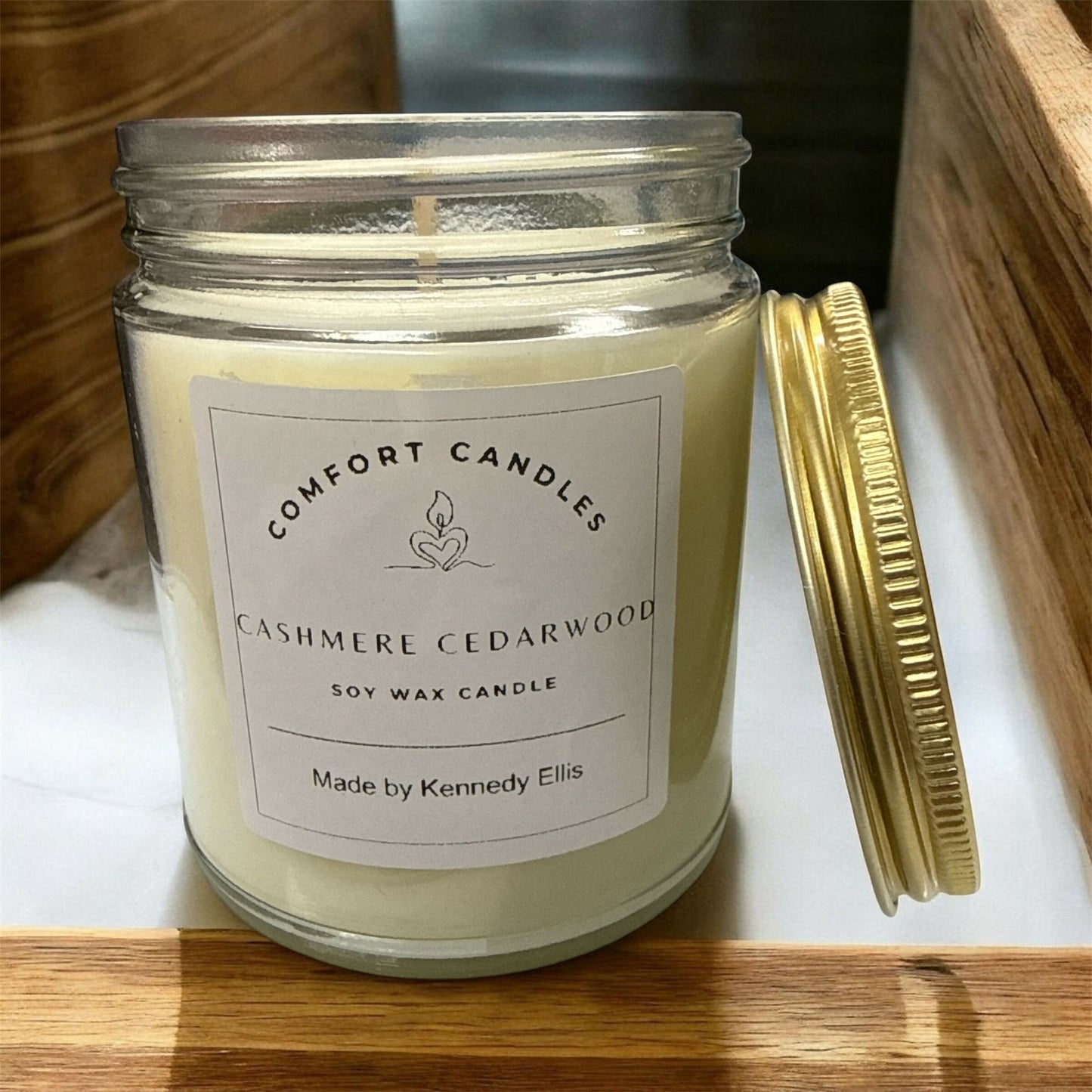 Cashmere Cedarwood Soy Wax Candle