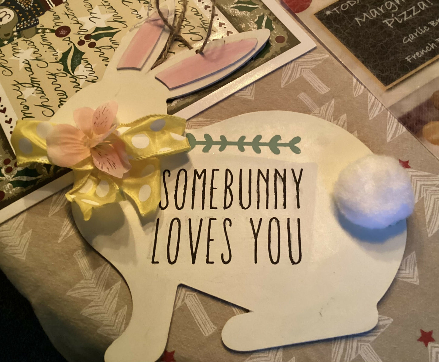 Some bunny loves you sign