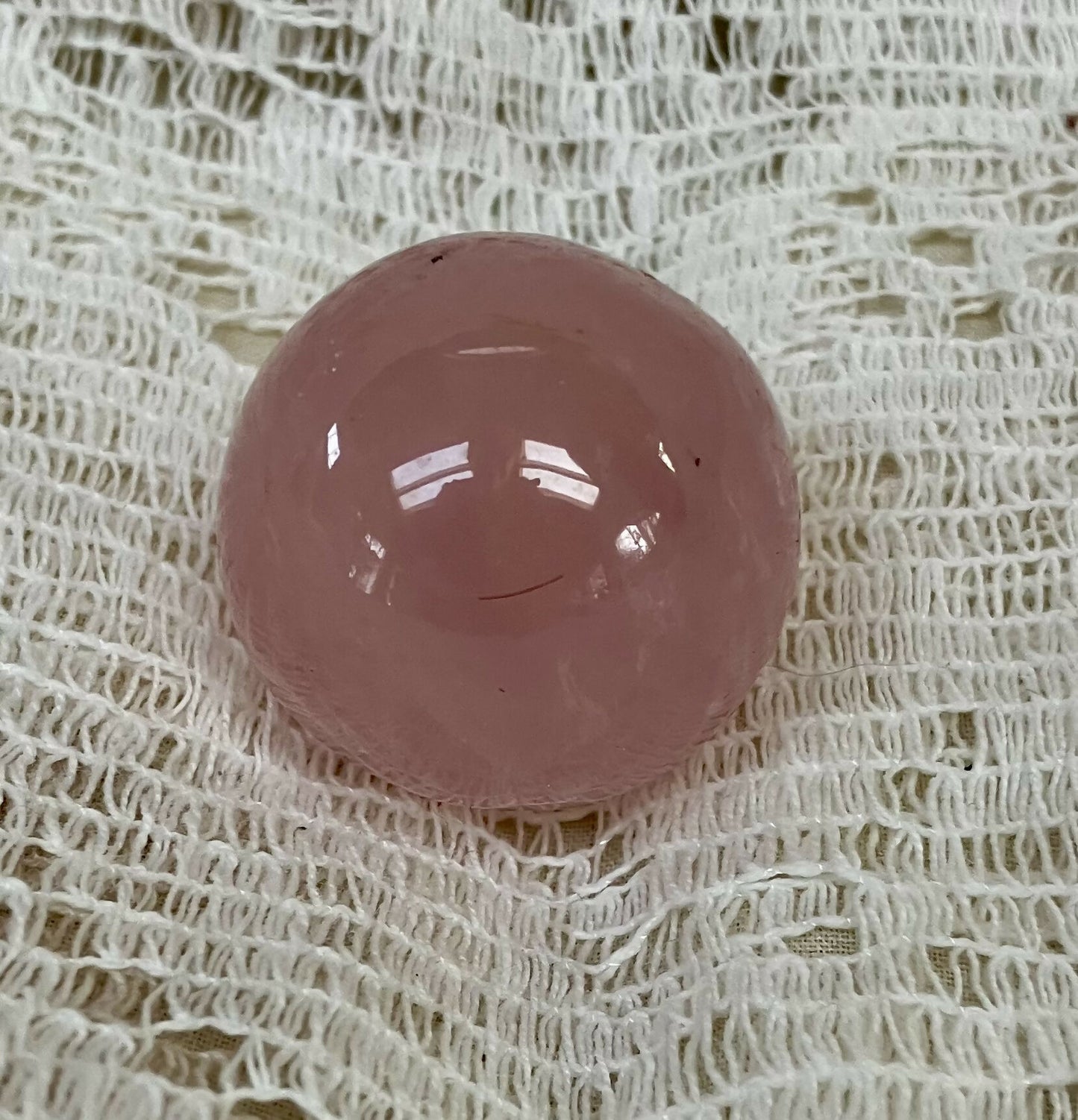 #3161 Rose quartz sphere