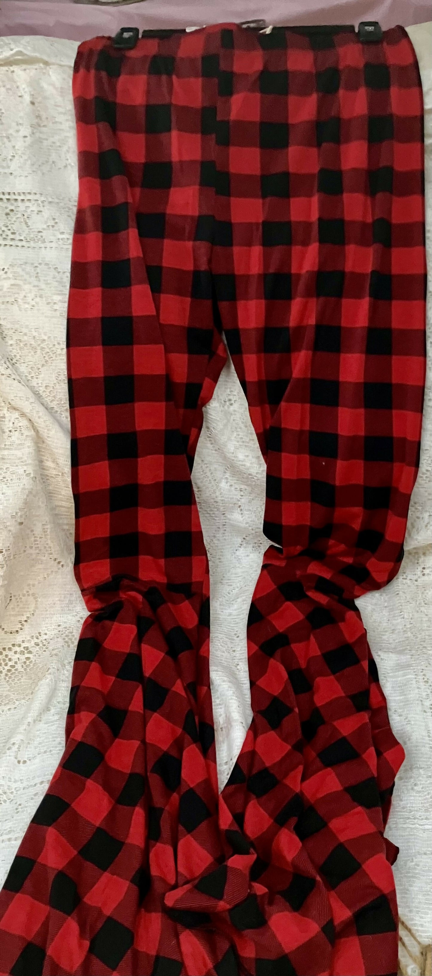 Buffalo plaid pants LG #762