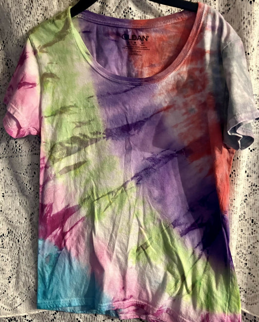Tie dye tee med #2756