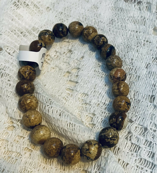 Picture Jasper crystal bracelet #1358