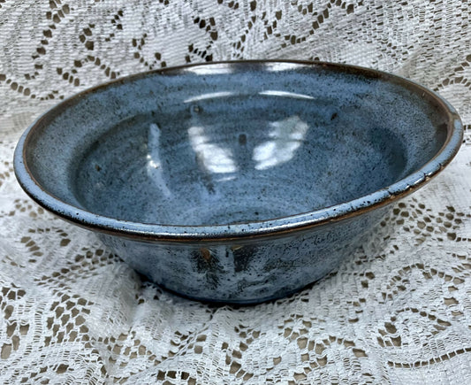 #2750 Blue pottery bowl