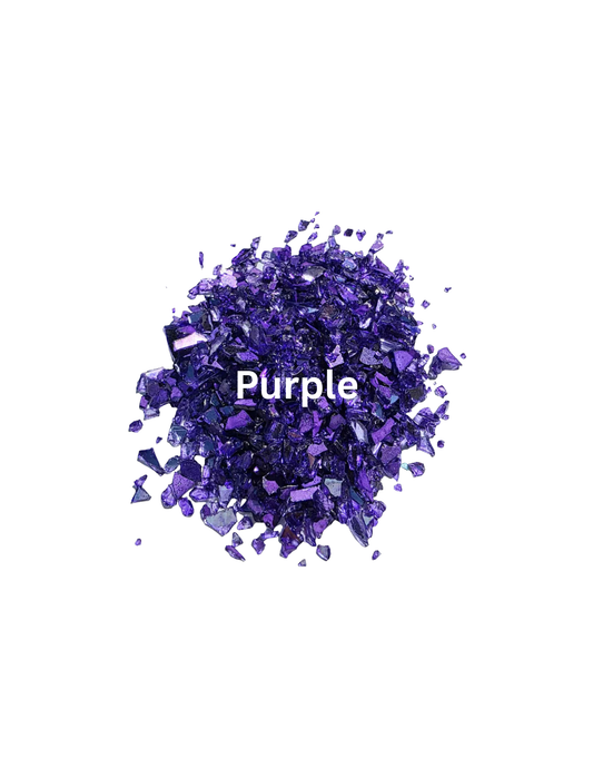 Purple - Stained Crush Glass