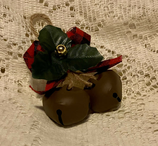 Double bell ornament #1958