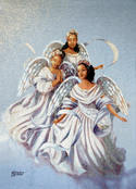 Angelic Trio Throw