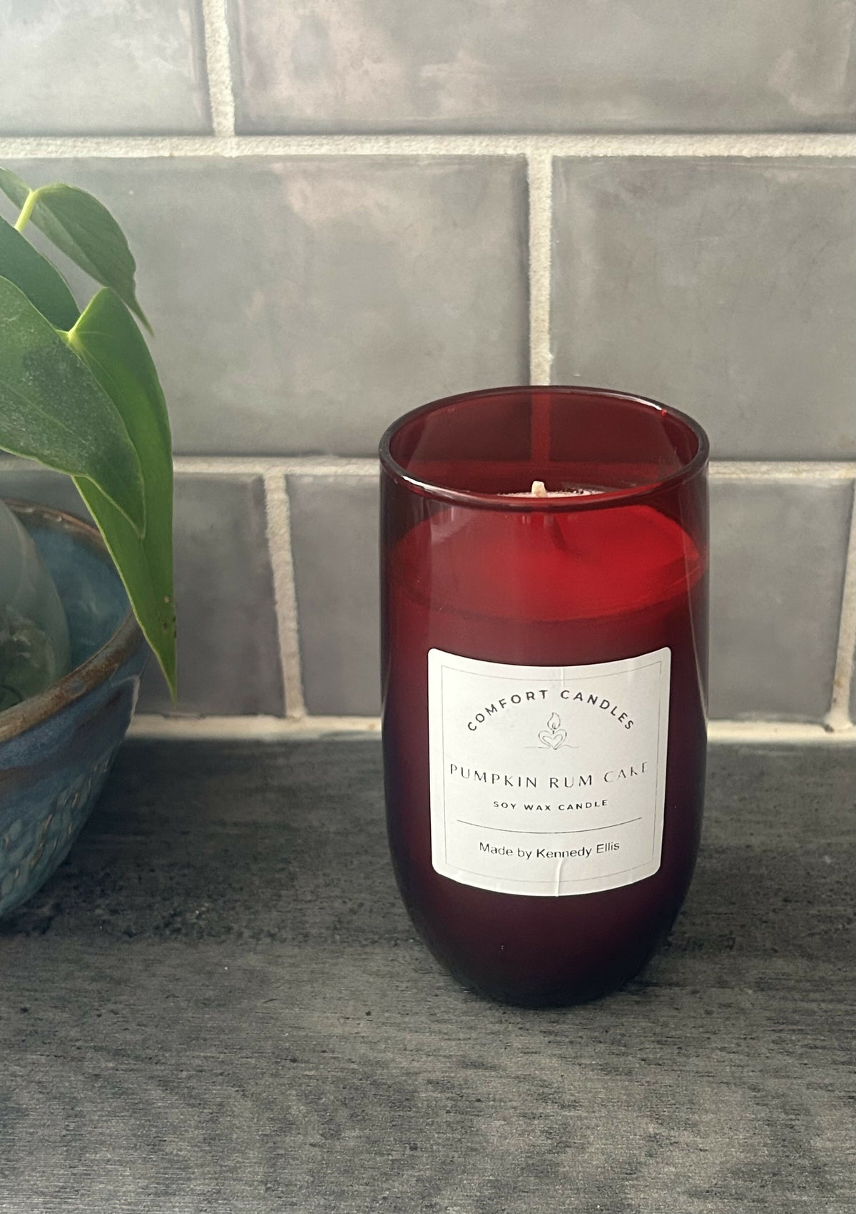 Pumpkin Rum Cake Candle